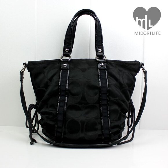 COACH Daisy Signature Poppy Crossbody Tote - Picture 4 of 14